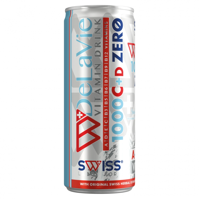SWISS DELAVIE VITAMINDRINK ZERO SUGAR FREE 250ML