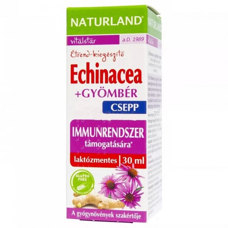 NATURLAND ECHINACEA+GYOMBER CSEPP 30ML