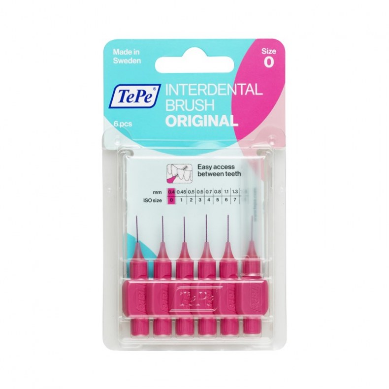 TEPE INTERDENTALIS KEFE 0,4MM PINK 6X