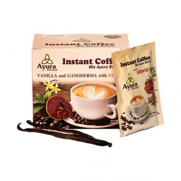 AYURA CAPUCCINO VANILIA GANODERMA STEVIA 10X