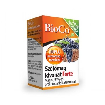 BIOCO SZŐLŐMAG KIVONAT FORTE TABLETTA MEGAPACK 100X