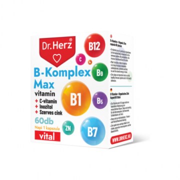 DR HERZ B9 BIOAKTÍV FOLÁT+SZERVES CINK KAPSZULA 60X