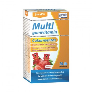 JUTAVIT MULTIVITAMIN GUMIVITAMIN CUKORMENTES EPER 50X