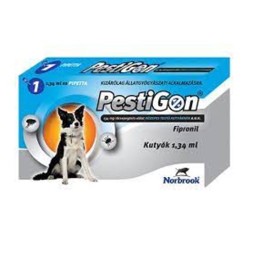 PESTIGON SPOTON KUTYA M(10-20KG)4X1,34ML BOLHA ÉS KULLANCSÍRTÓ