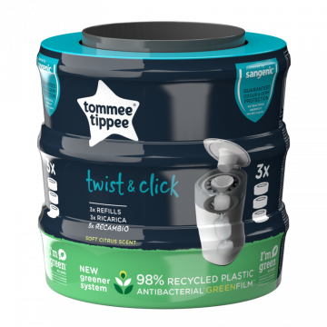 Twist & Click és Sangenic Tec pelenkatároló
