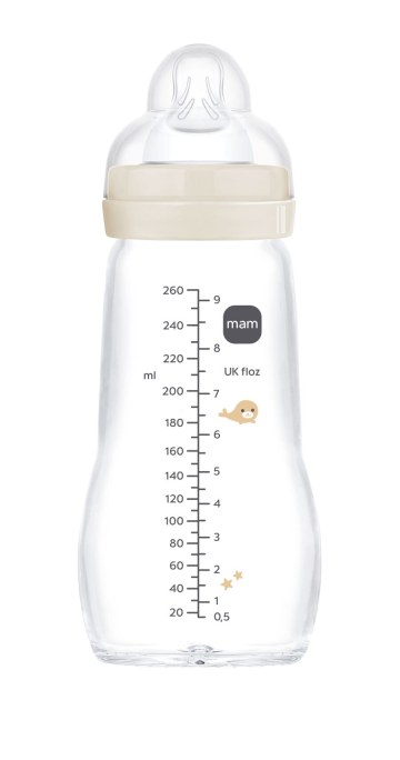 Alternative view of MAM Feel Good üvegből készült cumisüveg 260 ml