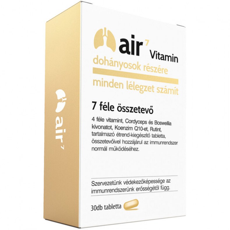 AIR7 MINDEN LELEGZET SZAMIT DOHANYZOKNAK TBL.30X