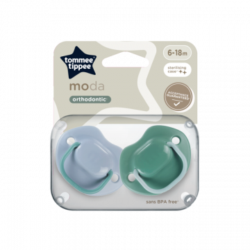 Alternative view of Tommee Tippee Moda Nyugtatócumi 6-18 hó 2 db