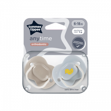 Alternative view of Tommee Tippee Anytime nyugtatócumi 6-18 hó 2 db