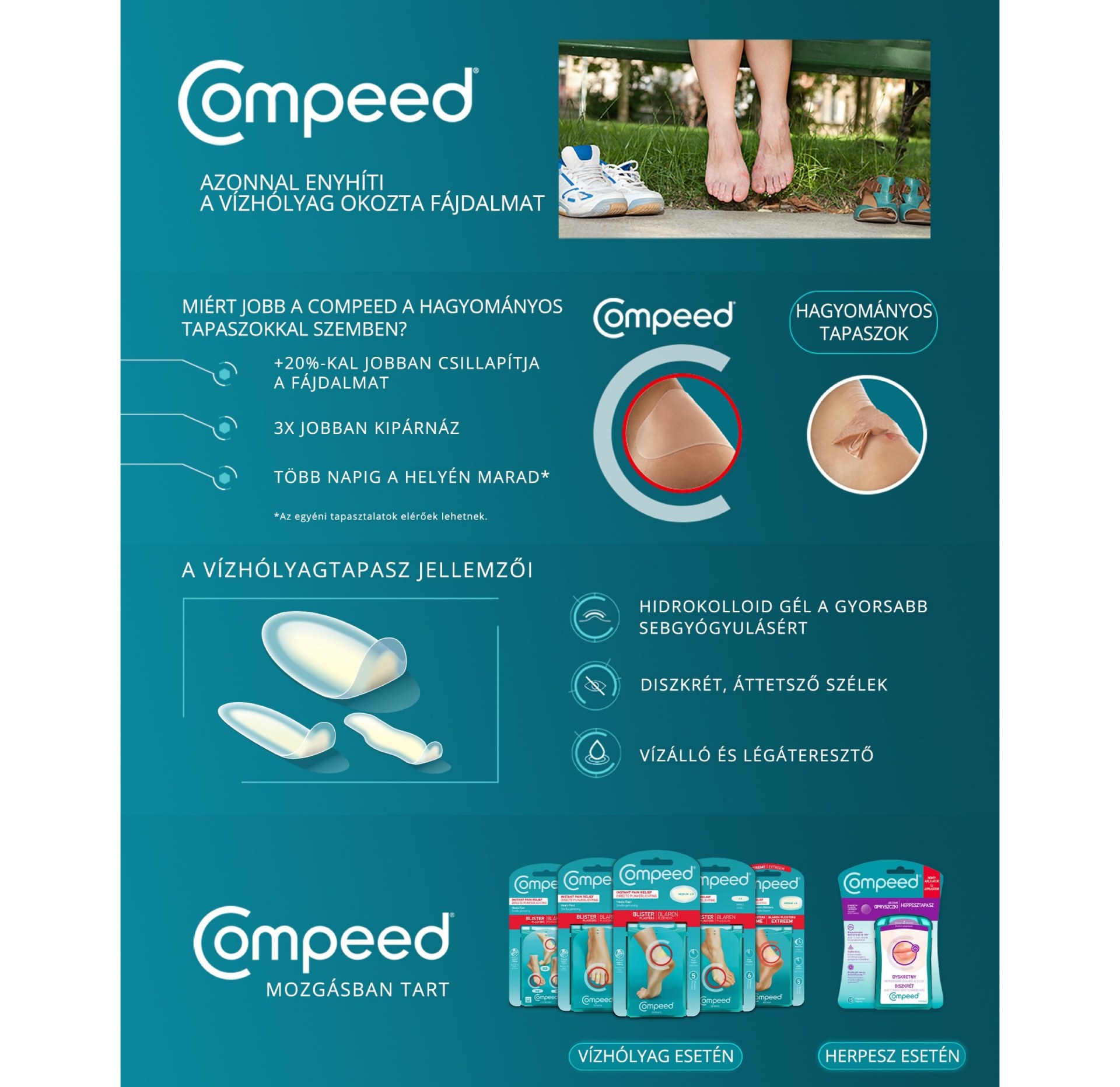 Compeed Vízhólyagtapasz Vegyes 5X - Image 2