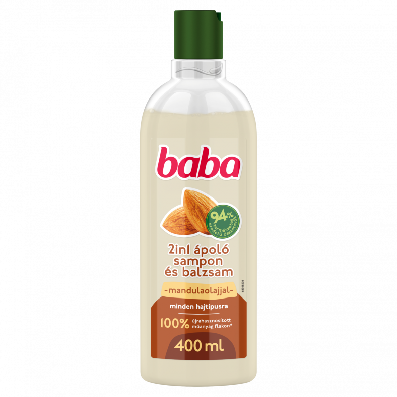 Baba 2in1 sampon és balzsam mandulaolajjal 400 ml