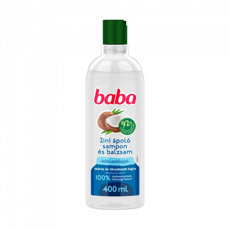BABA SAMPON/BALZSAM KOKUSZ SZARAZ/TOREDEZ.400ML