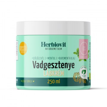 HERBIOVIT VADGESZTENYES LABKREM 250ML
