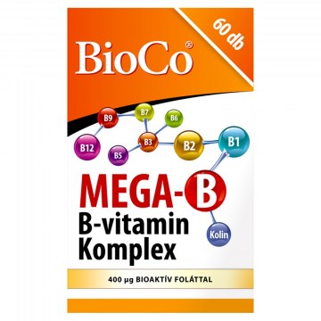 BioCo Mega-B-vitamin Komplex Filmtabletta 60x