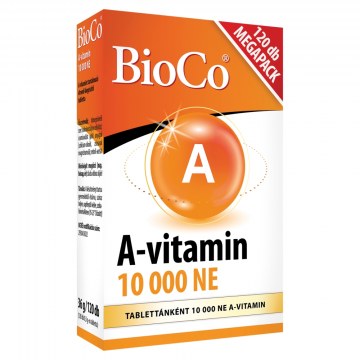 Alternative view of BIOCO A-VITAMIN 10000 NE TABLETTA 120X