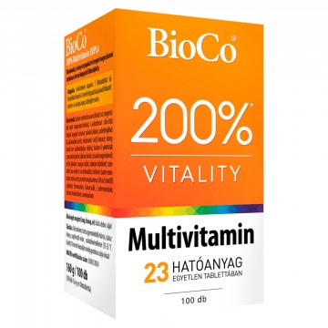 Alternative view of BIOCO 200% MULTIVITAMIN DUPLA FILMTABLETTA 100X