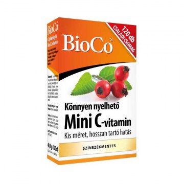 BIOCO MINI C-VITAMIN 250MG CSIPKEBOGYÓ TABLETTA 120X