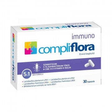 Alternative view of Compliflora Immuno Étrendkiegészítő Kapszula 30db
