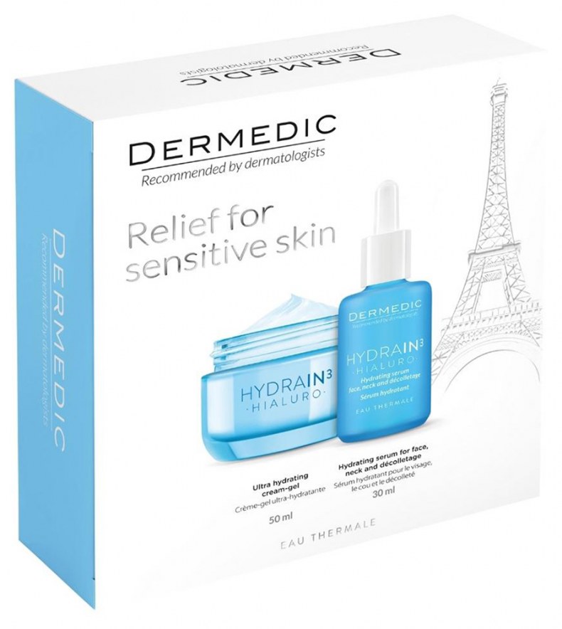 DERMEDIC HYDRAIN CSOMAG NAPP. 50ML+30ML
