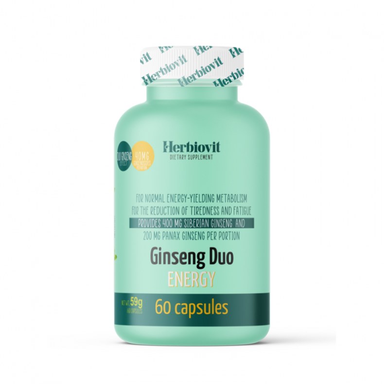 HERBIOVIT GINSENG DUO ENERGY 60X