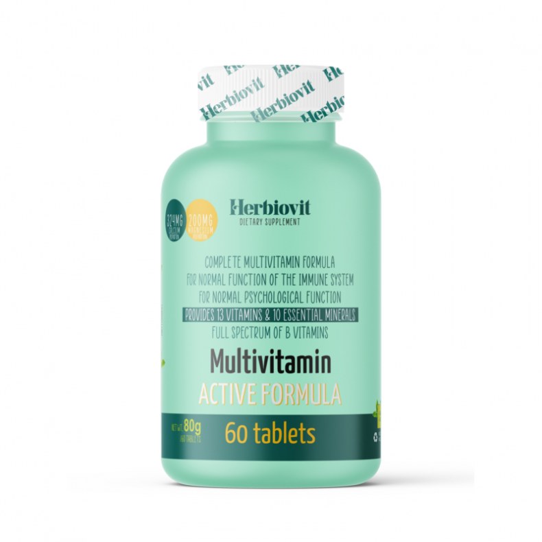 HERBIOVIT MULTIVITAMIN ACTIVE FORMULA 60X
