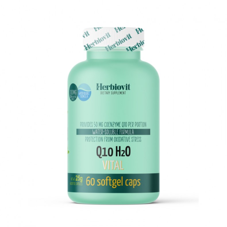 HERBIOVIT Q10 H2O VITAL 60 SOFTGELS
