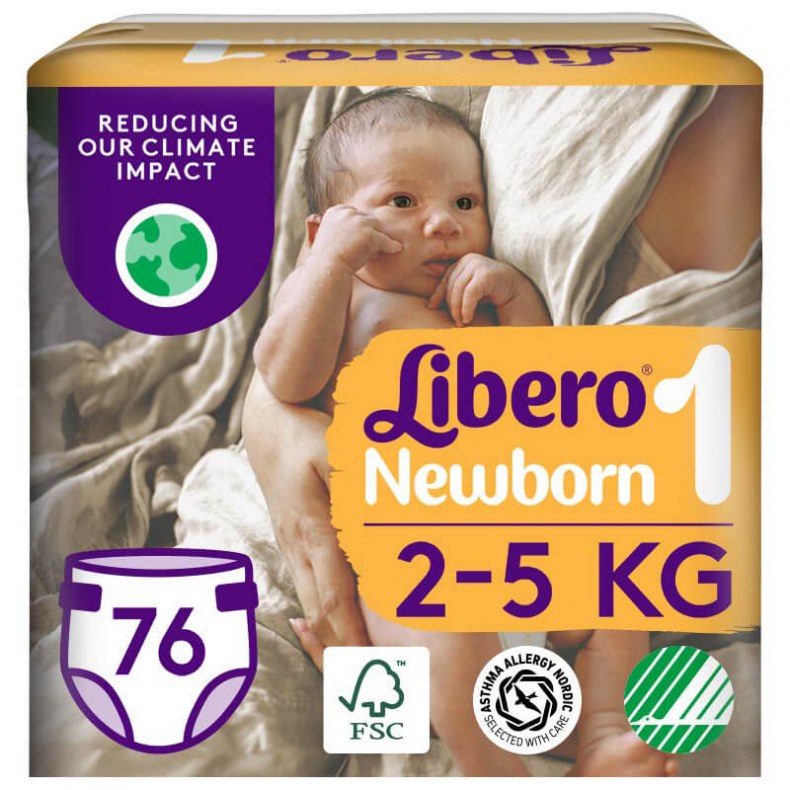 Libero Newborn 1 2-5 kg 76 db