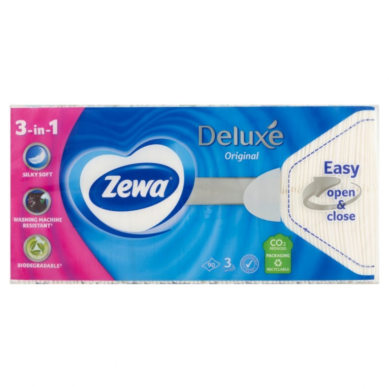 Zewa papír zsebkendő 90x