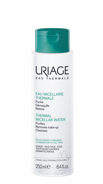 Uriage Termal Micellás Arctisztító Sminkeltávolító Zsíros/Komb. bőrre 250ml