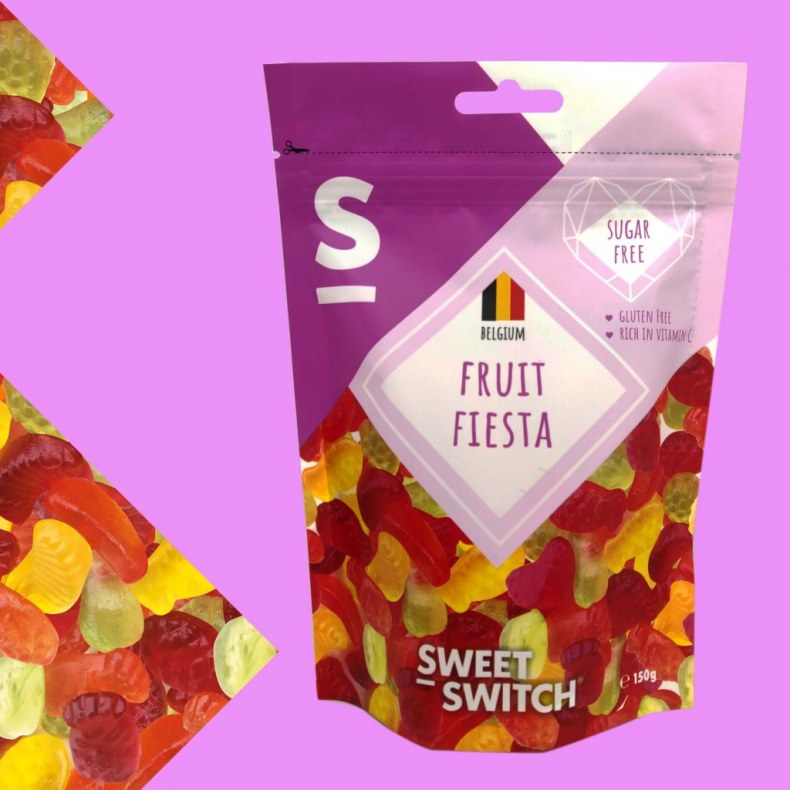 SWEET SWITCH FRUIT FIESTA GUMICUKOR 150G