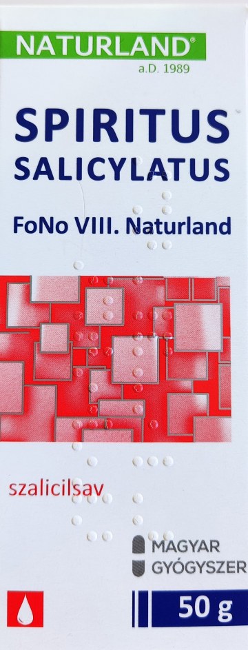 Naturland Spiritus Salicylatus Fono VIII 50g