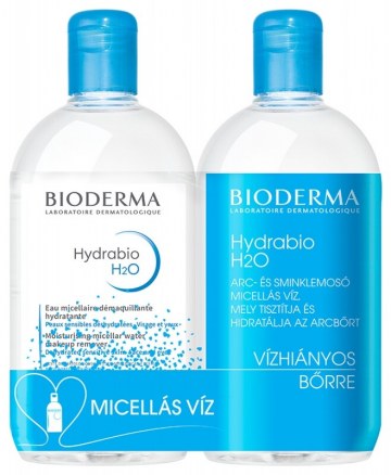 BIODERMA Hydrabio H2O micellás víz DUOPACK 2X500 ml