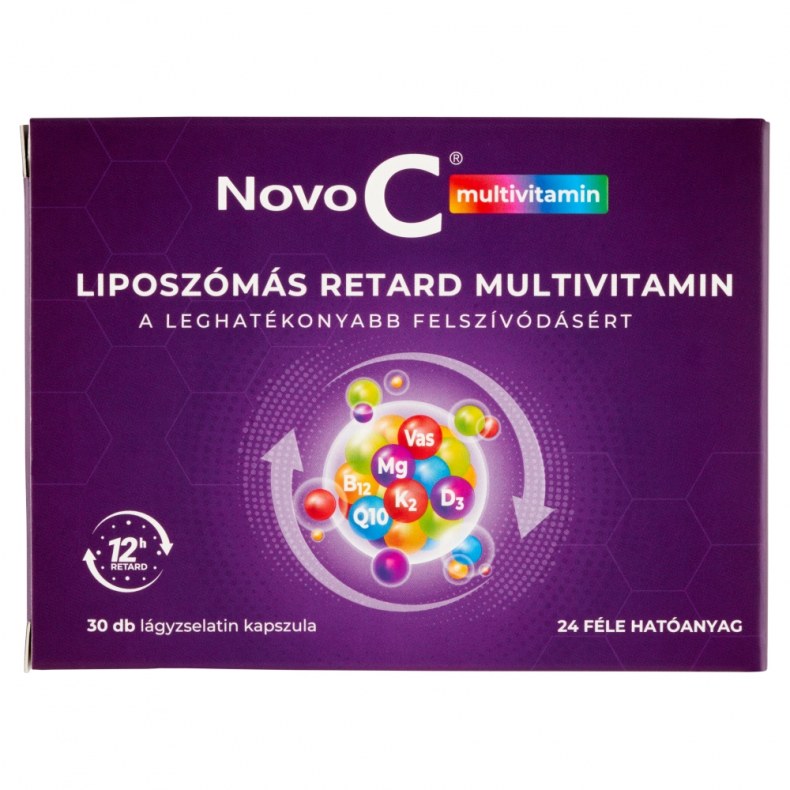 Novo C liposzómás retard multivitamin kapszula 30x