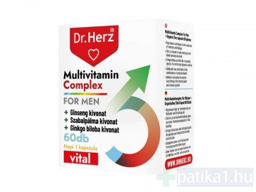 DR HERZ MULTIVITAMIN COMPLEX FÉRFIAKNAK KAPSZULA 60X