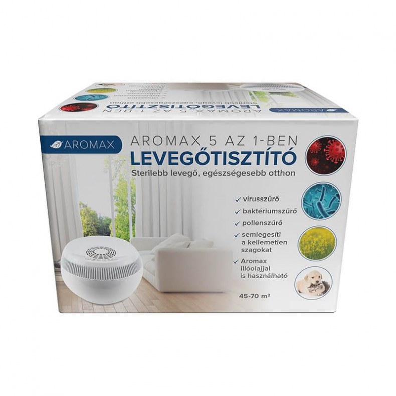 AROMAX 5 AZ 1-BEN LEVEGŐTISZTÍTÓ KÉSZÜLÉK 45-70M3