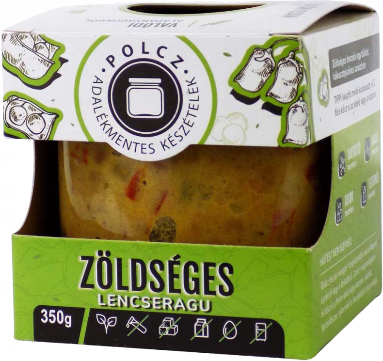 POLCZ ZÖLDSÉGES LENCSERAGU 350 G