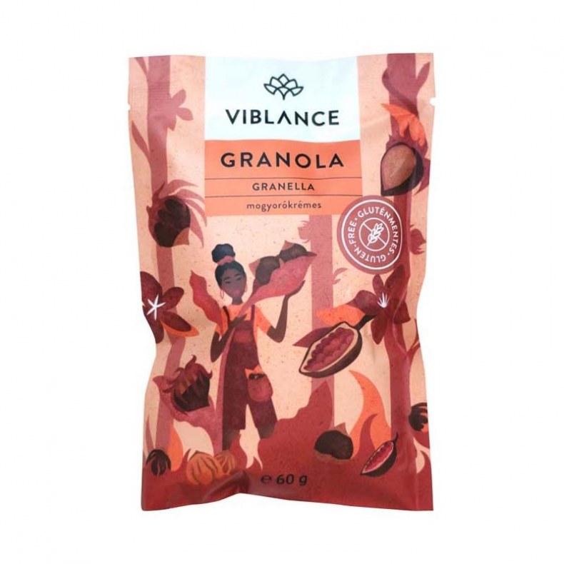 VIBLANCE GRANOLA GRANELLA MOGYORÓKRÉMES 60G