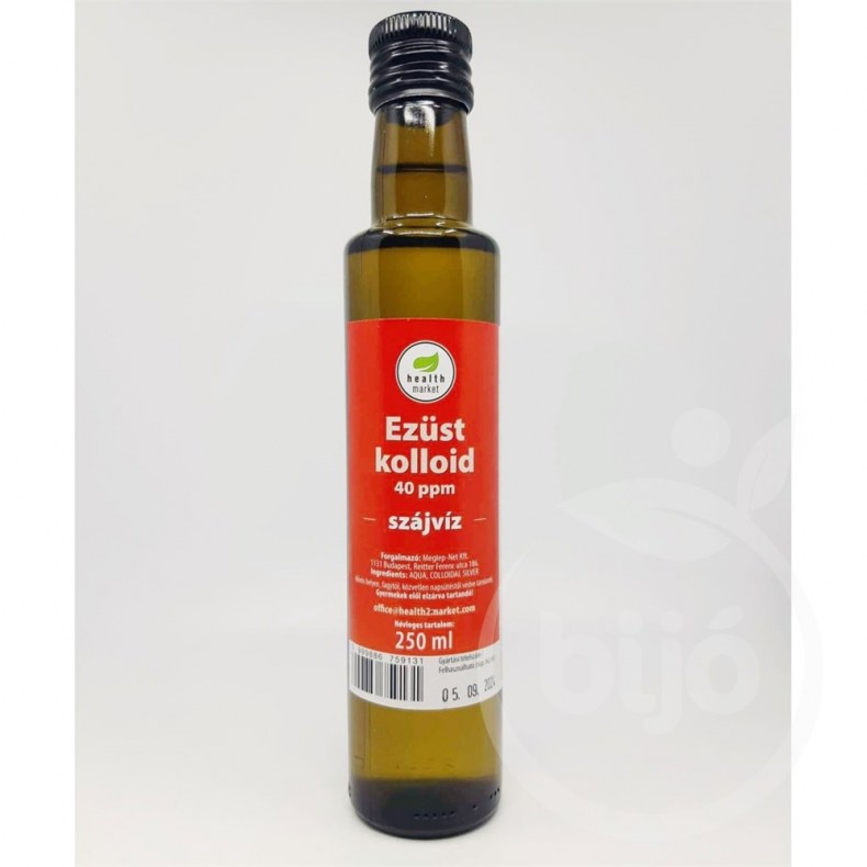 HEALTH MARKET EZÜSTKOLLOID 40PPM 250ML
