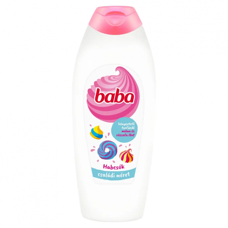 BABA TUSFÜRDŐ HABCSÓK MÁLNA ÉS RÓZSAFA 750ML