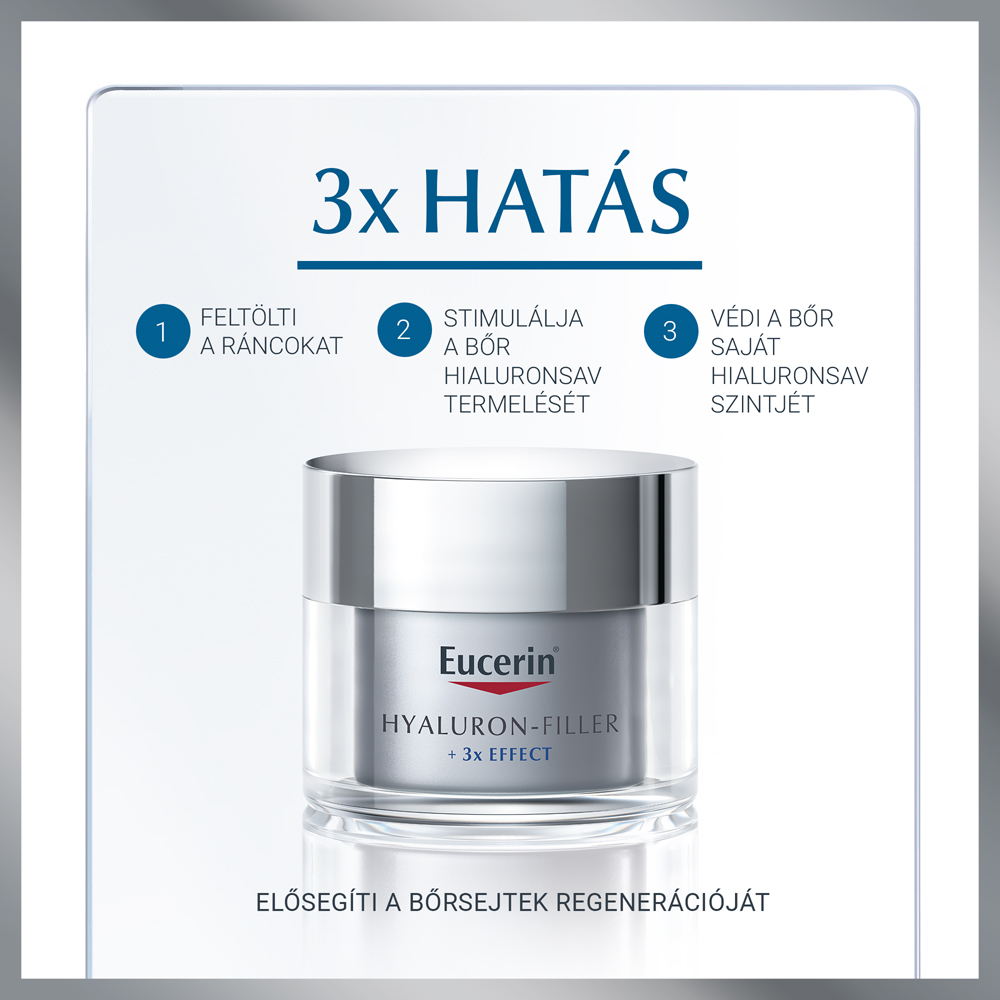Eucerin Hyaluron Filler 3x Effect Éjszakai arckrém 50 ml - Image 8