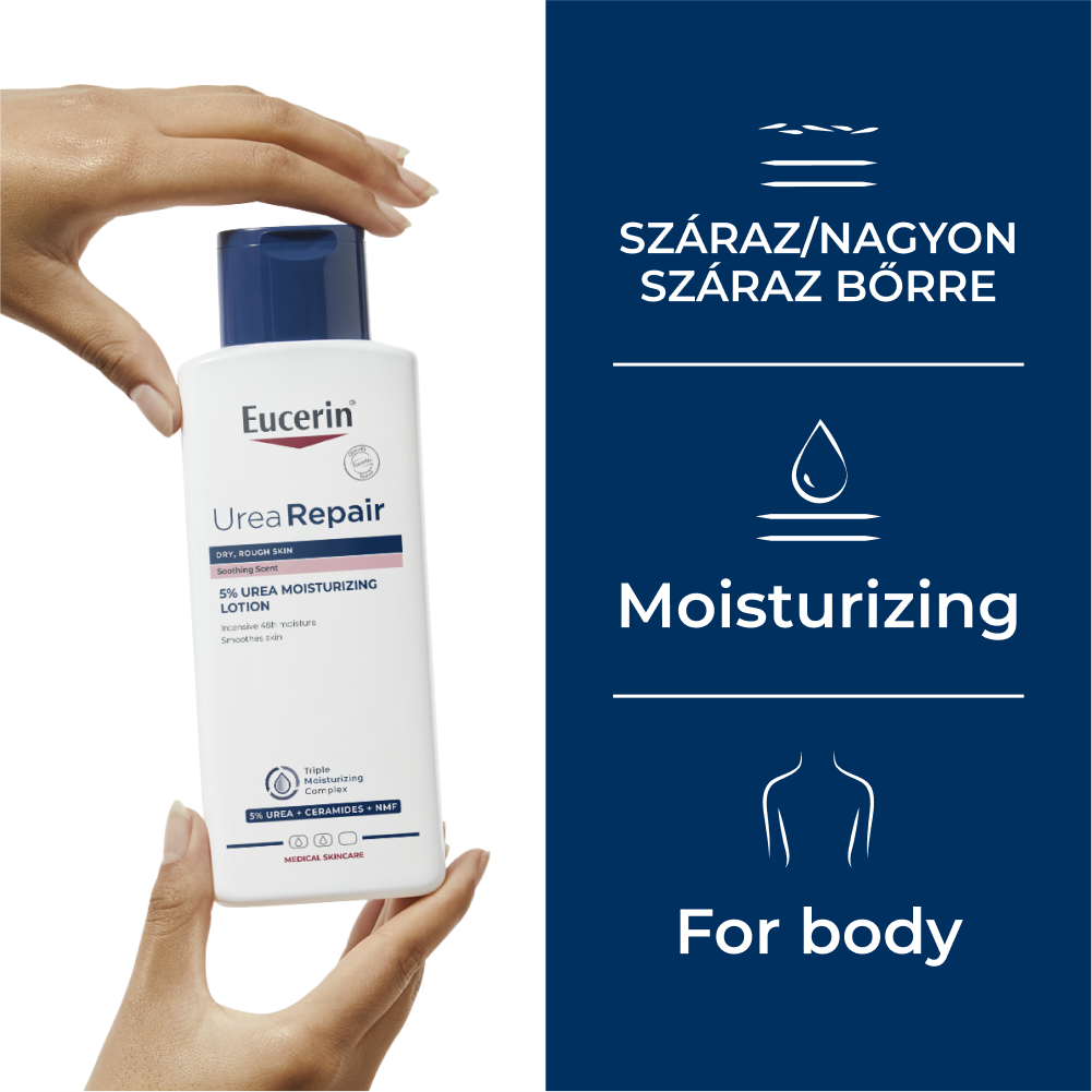 Eucerin UreaRepair  5% Urea illatosított testápoló 400 ml - Image 3