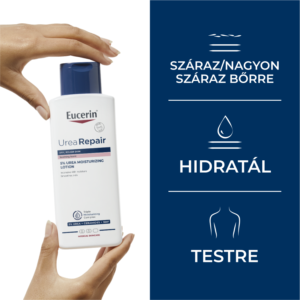 Eucerin UreaRepair  5% Urea illatosított testápoló 250 ml - Image 4
