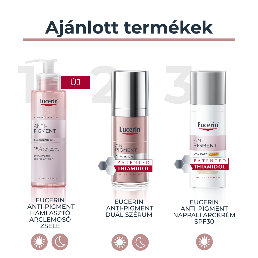 Eucerin Anti-Pigment színezett nappali arckrém medium SPF30 50 ml - Image 8
