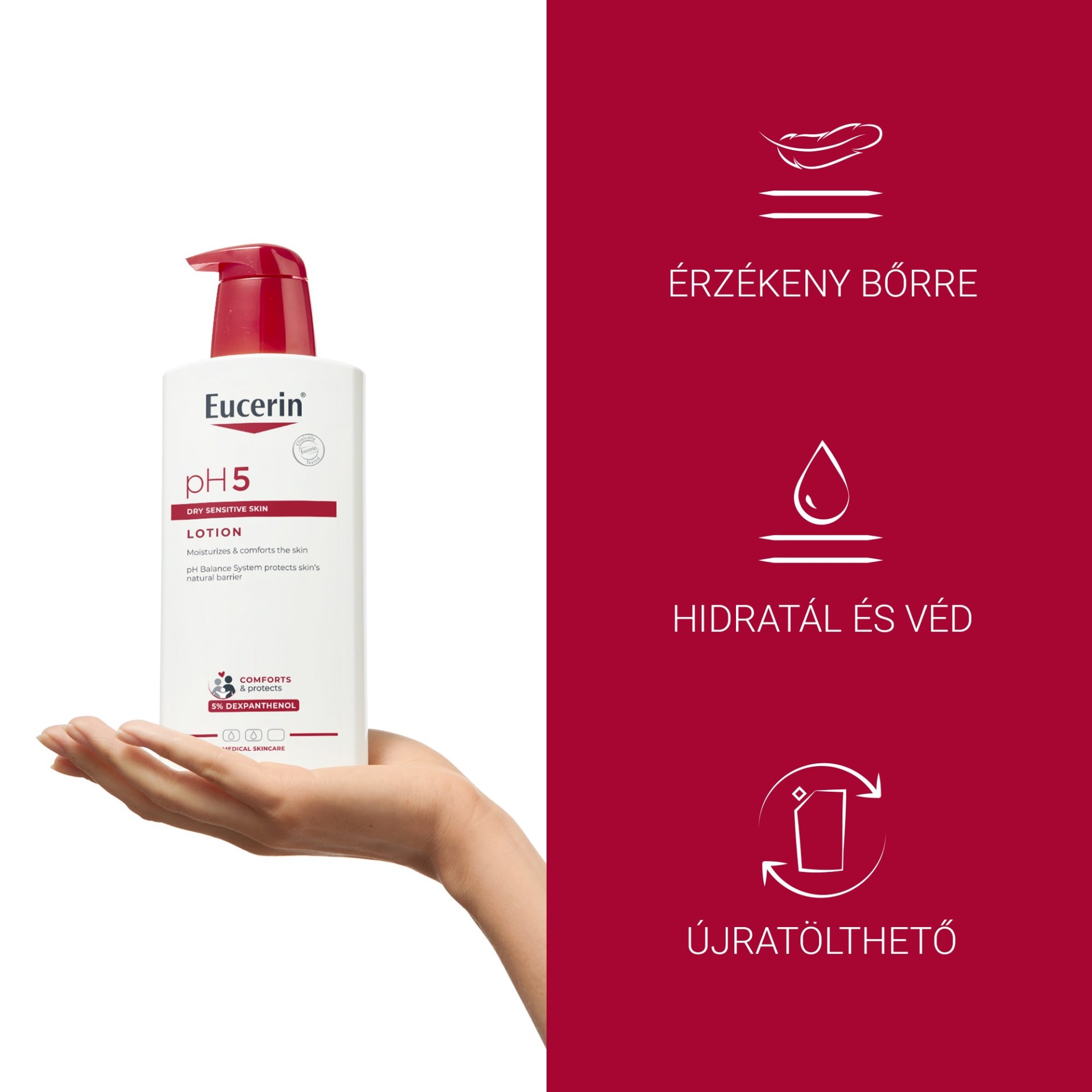 Eucerin pH5 intenzív testápoló 400 ml pumpás - Image 4