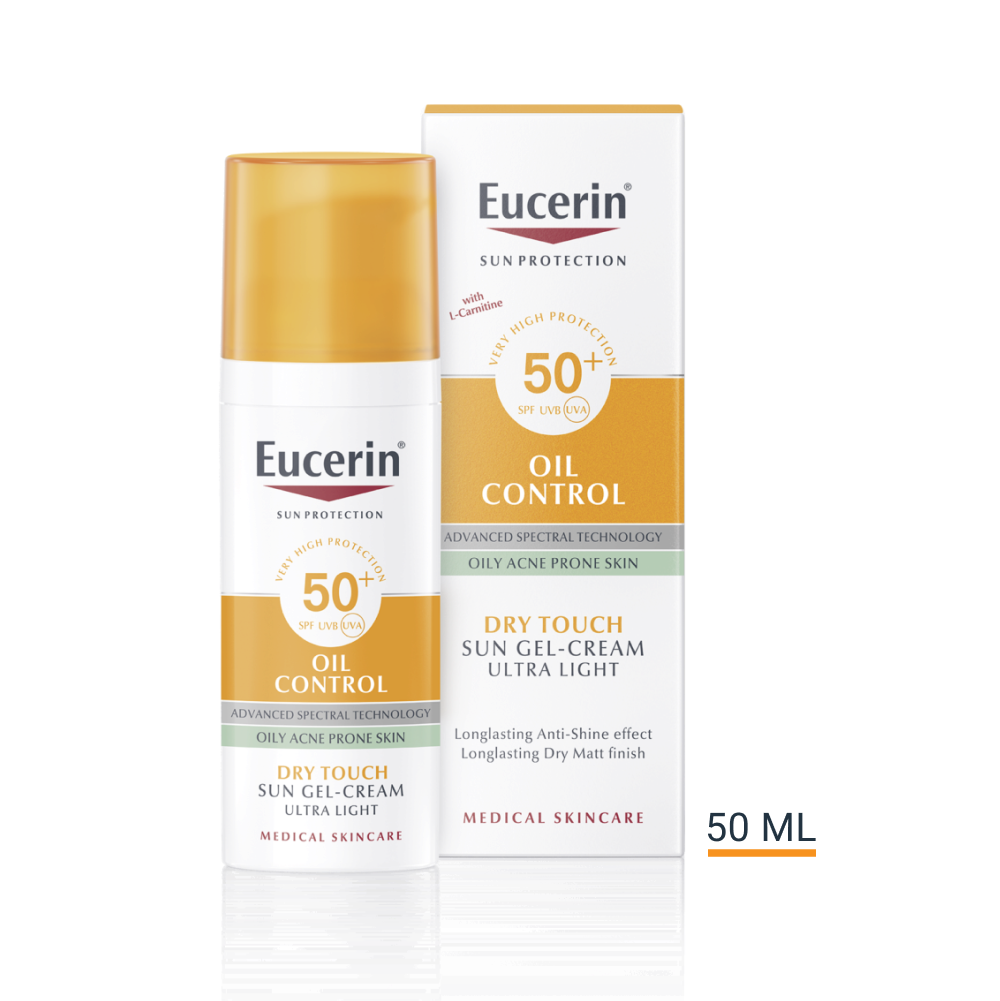 Eucerin Sun Oil Control napozó gél-krém arcra SPF50+ 50 ml - Image 4