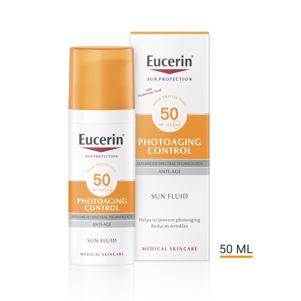 Eucerin Sun Photoaging Control napozókrém arcra SPF50 50 ml - Image 4
