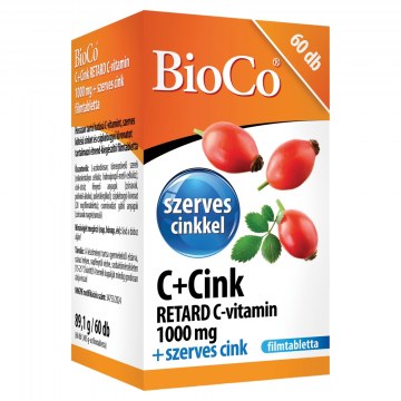 Alternative view of BIOCO C+CINK RETARD 1000MG FILMTABLETTA  60X