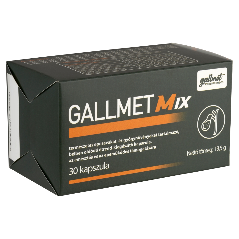 Gallmet Mix Étrendkiegészítő Kapszula 30X - Image 3