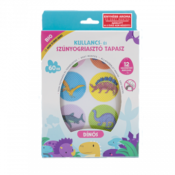 Kullancs és Szúnyogriasztó Tapasz Dinós