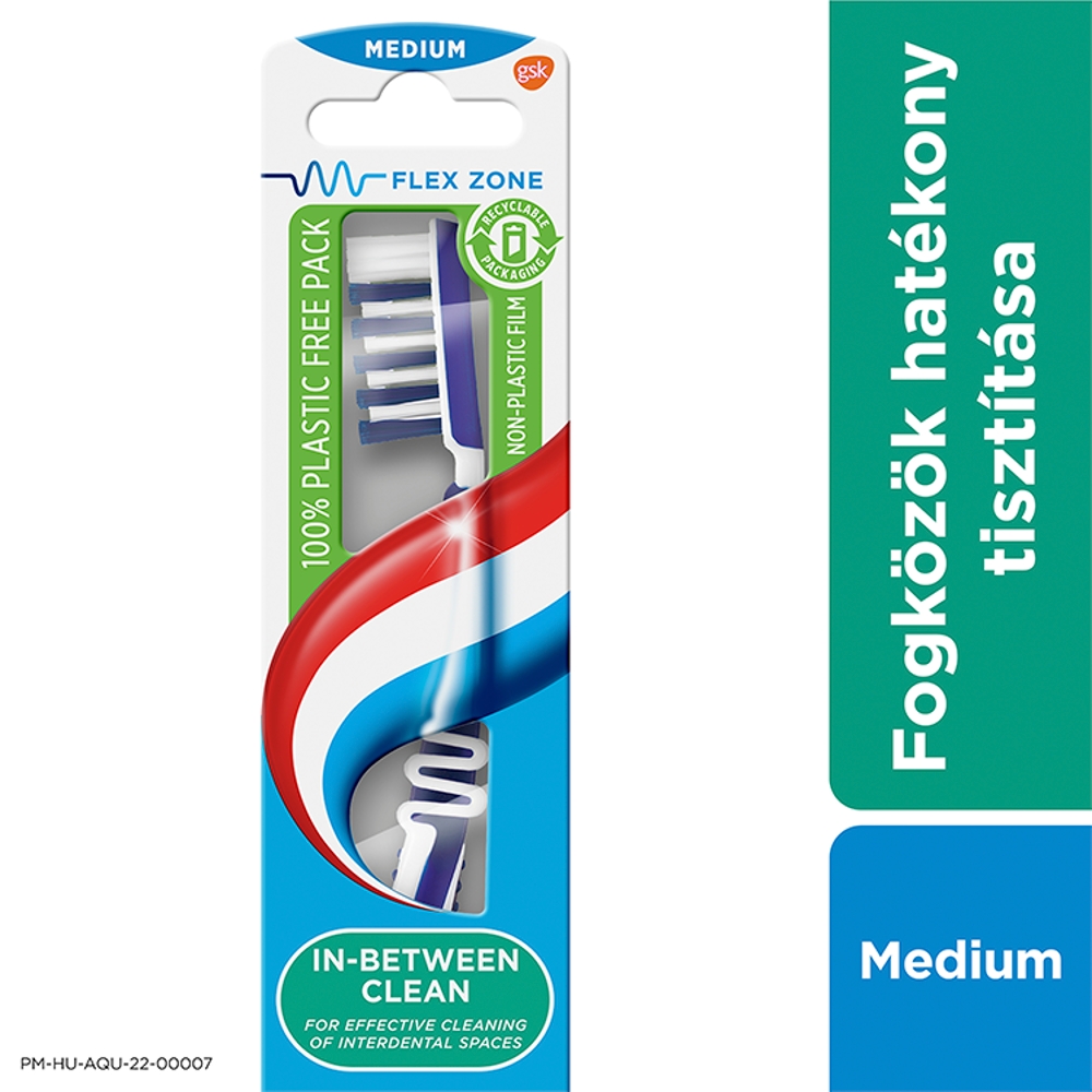 Aquafresh fogkefe in between clean medium 1x - Image 3